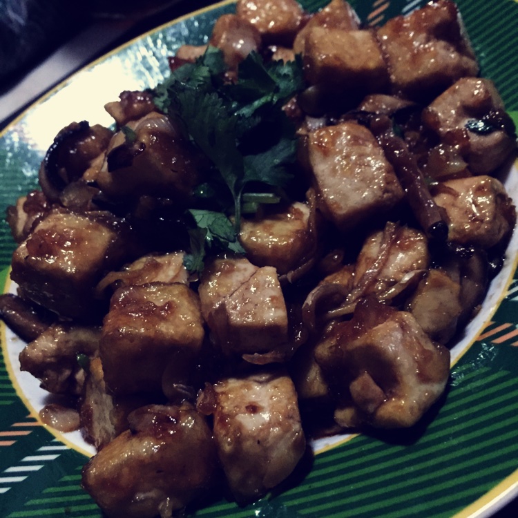 外焦里嫩好吃无比的——焦溜豆腐