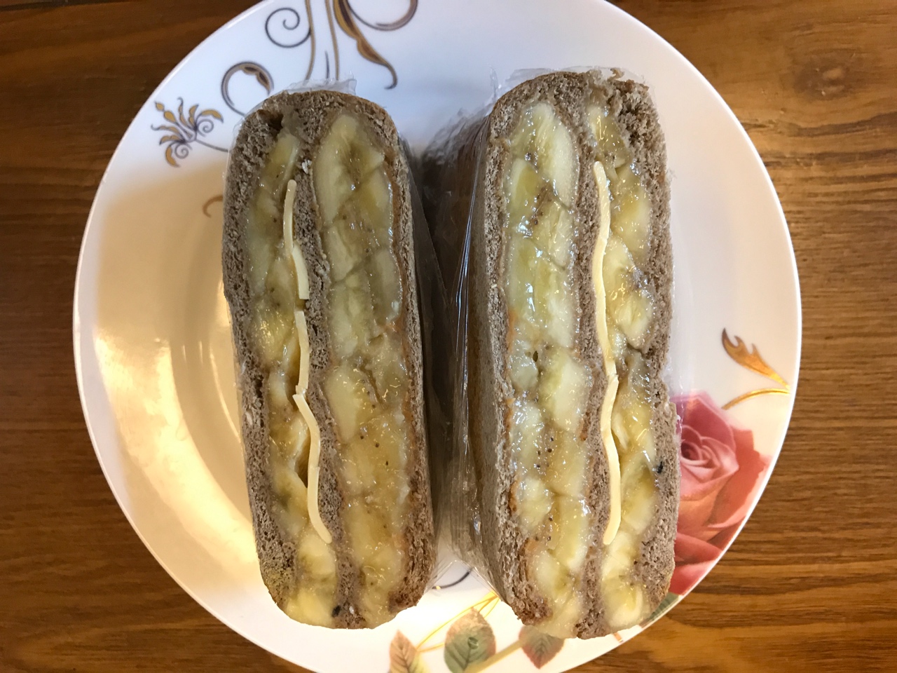 香蕉双享三明治