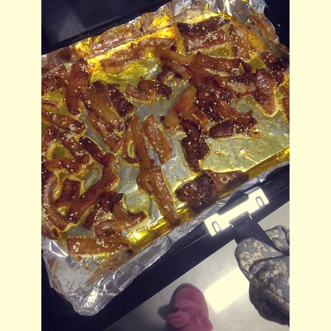 烤箱烤猪皮