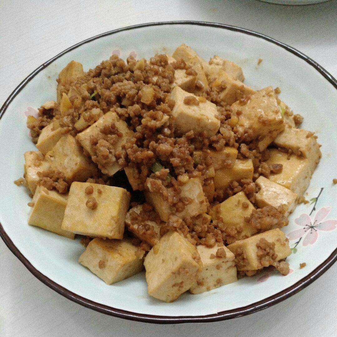 肉末烧豆腐