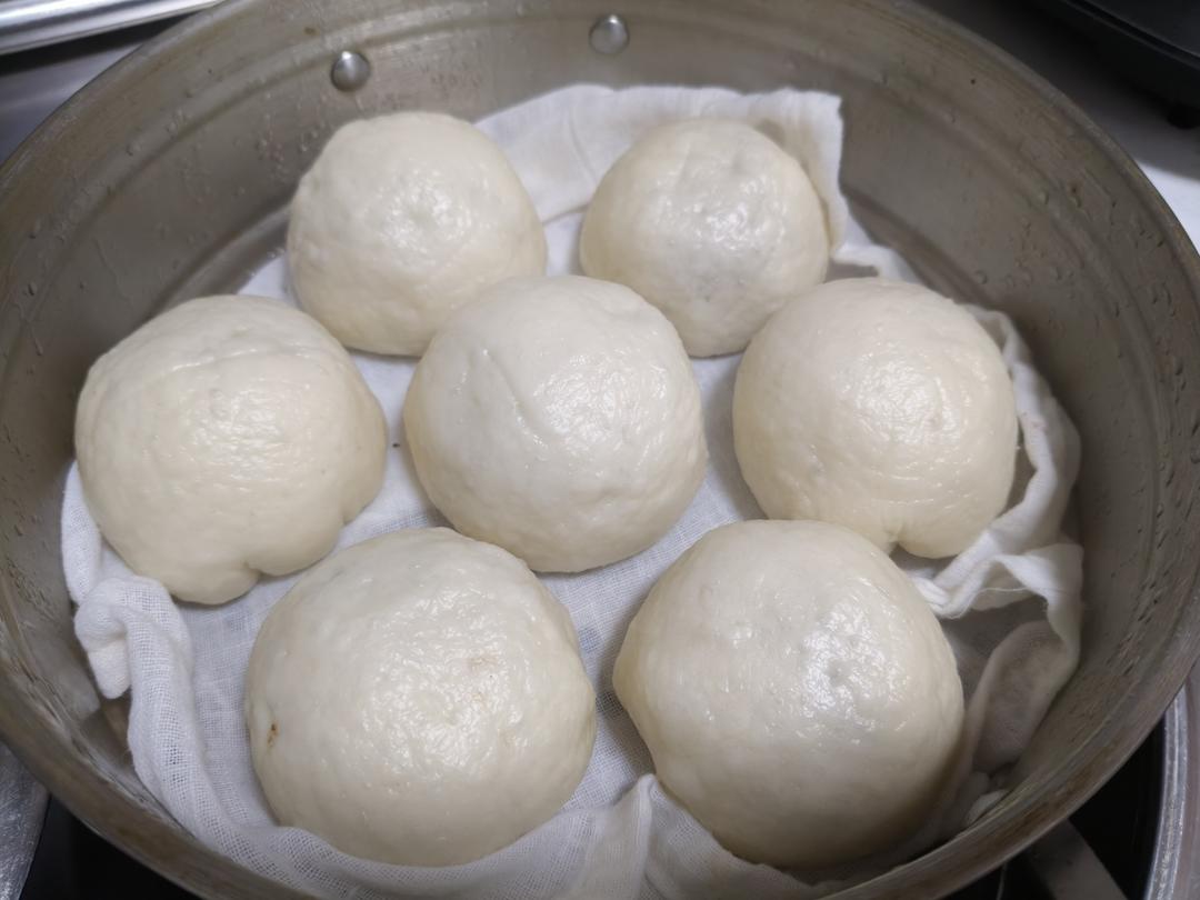 超好吃有豆豆的豆沙包，一次发酵（红豆包）