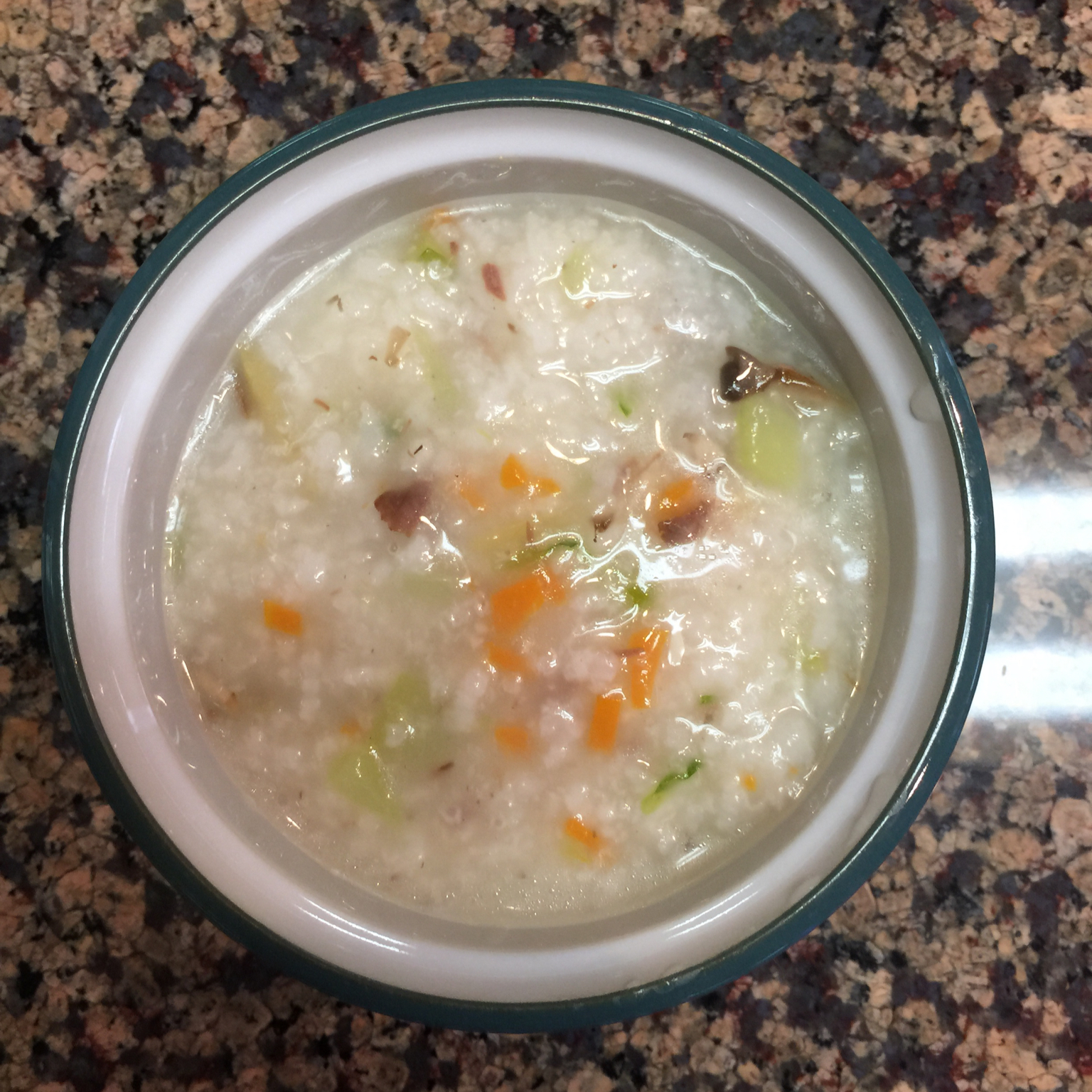 香菇牛肉鸡蛋粥