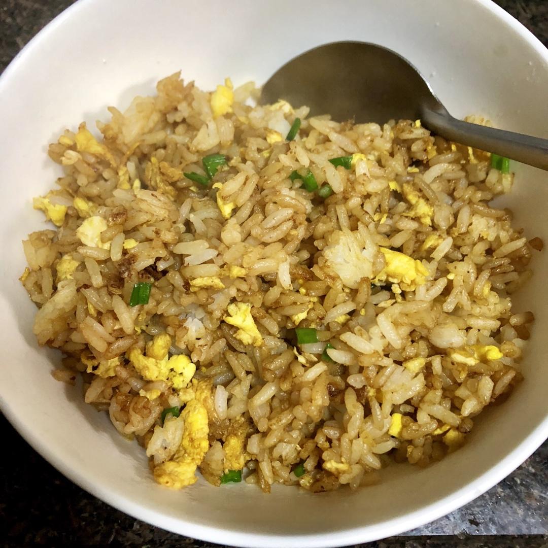 小时候的酱油炒饭