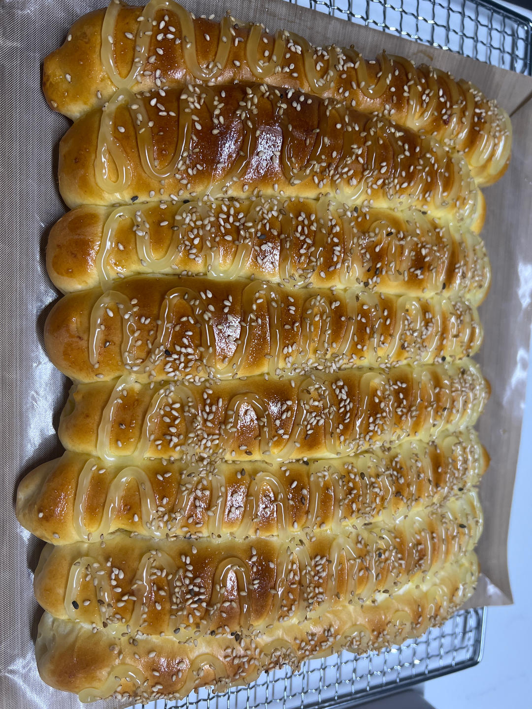 椰蓉奶油排包-水合法