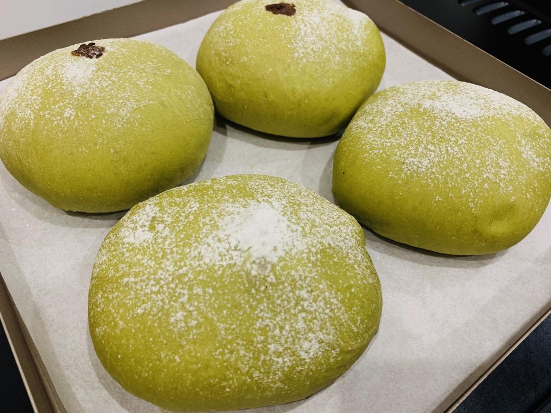 红豆麻薯软欧包-不用面包机