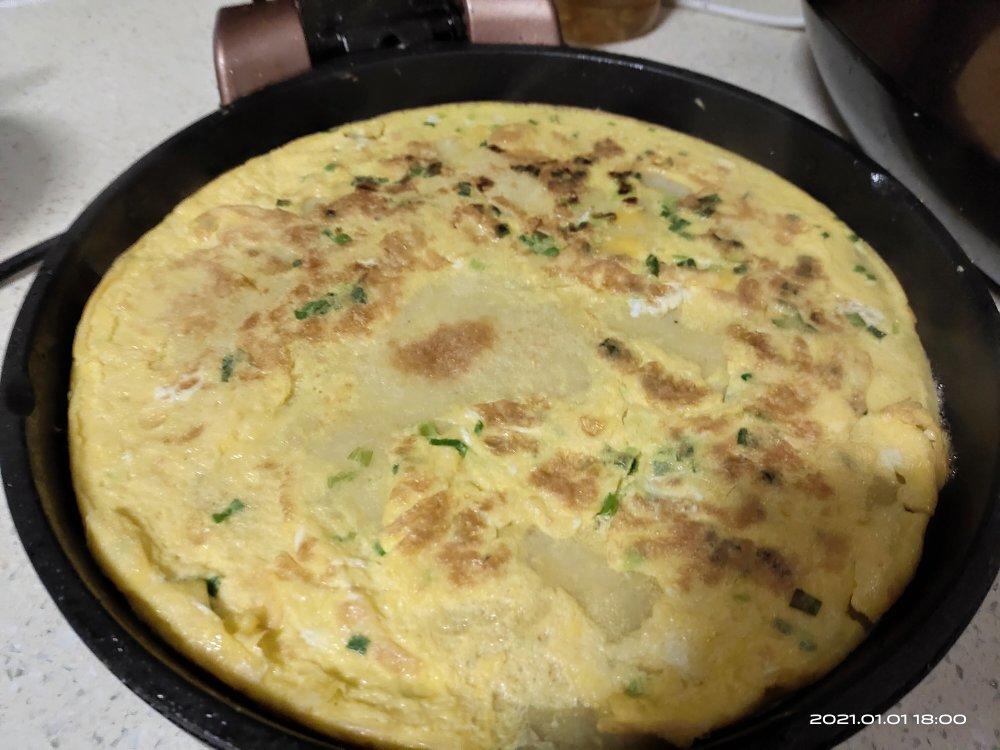 又香又嫩的鸡蛋饼超简单