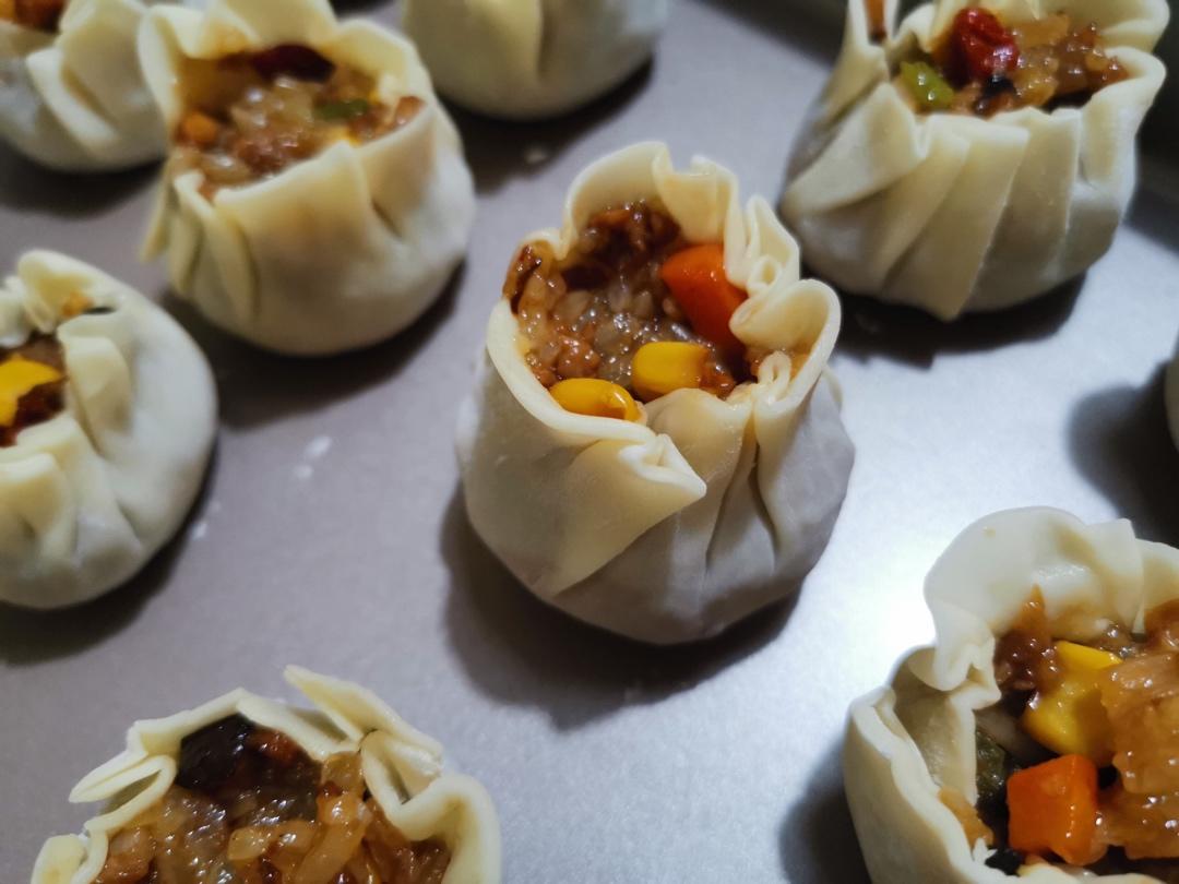 烧卖的家常做法（饺子皮版）