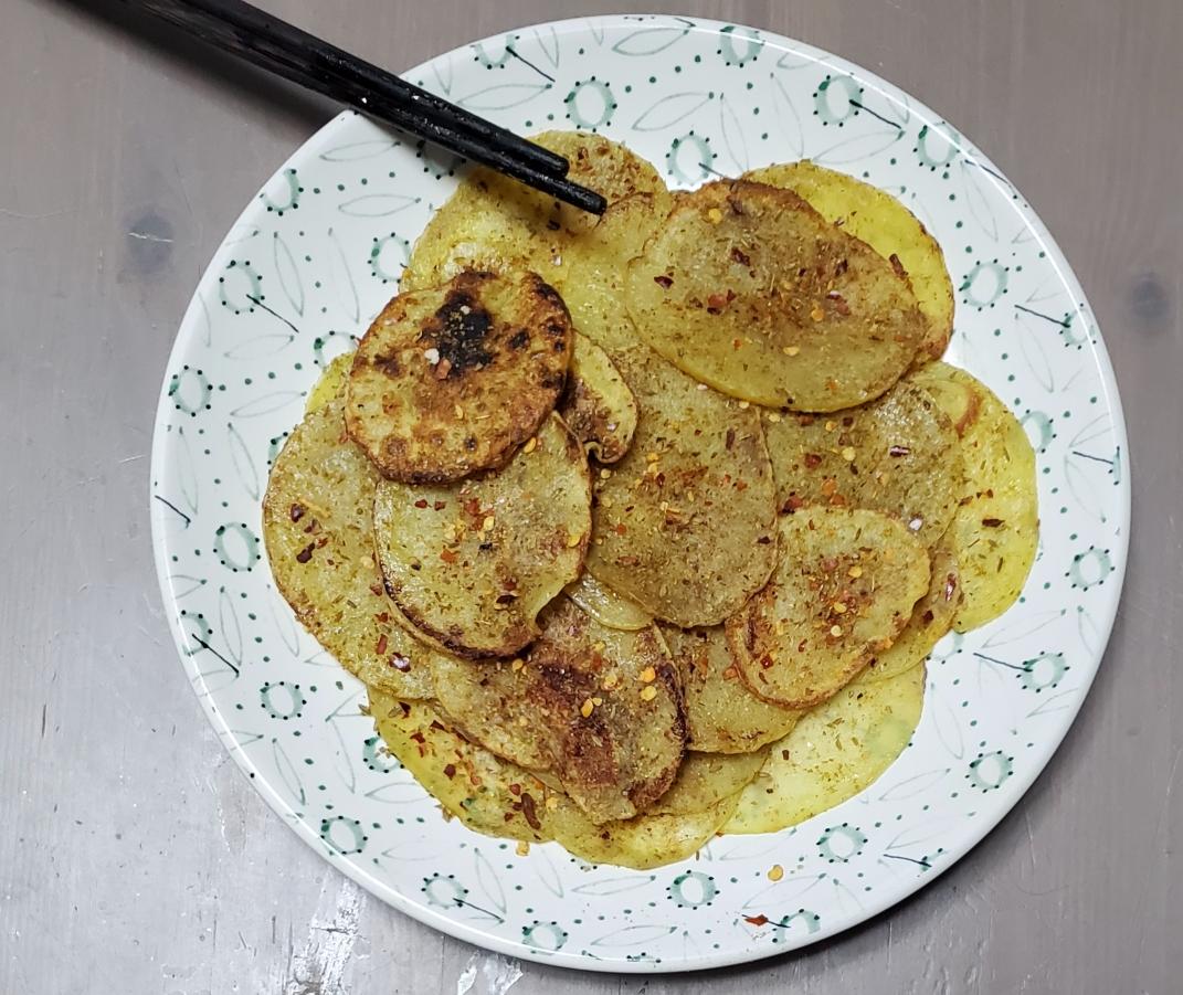 烧烤店烤土豆片