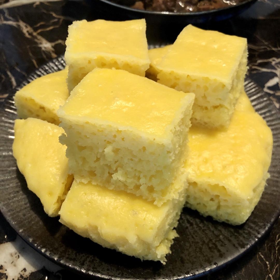 烫面版  玉米面发糕（香甜软糯）