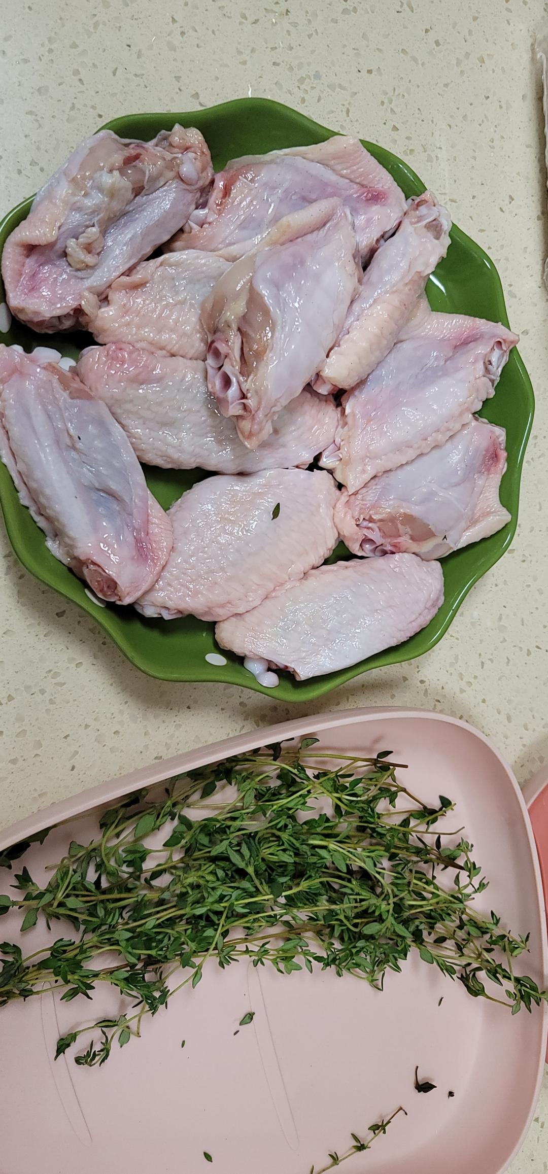 柠檬百里香焗鸡翅