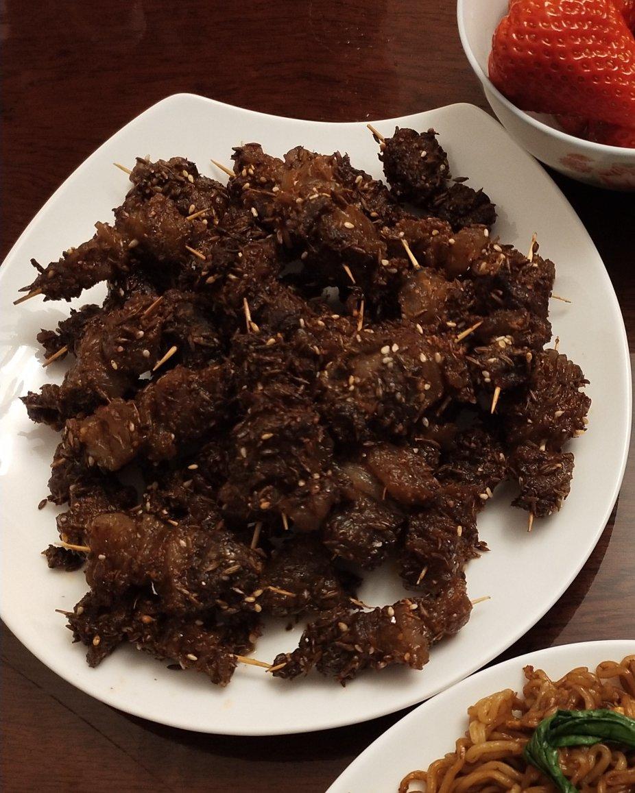 空气炸锅之羊肉串