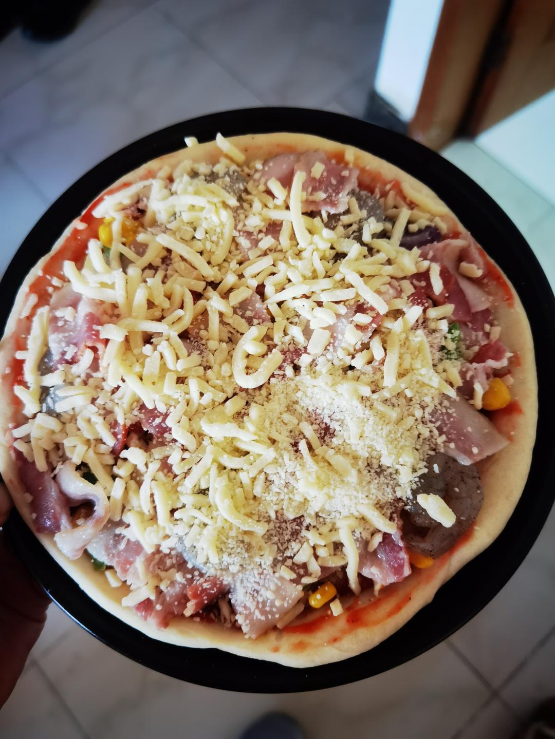 8寸披萨饼皮做法（🉑️厚🉑️薄，🉑️脆🉑️软）4张