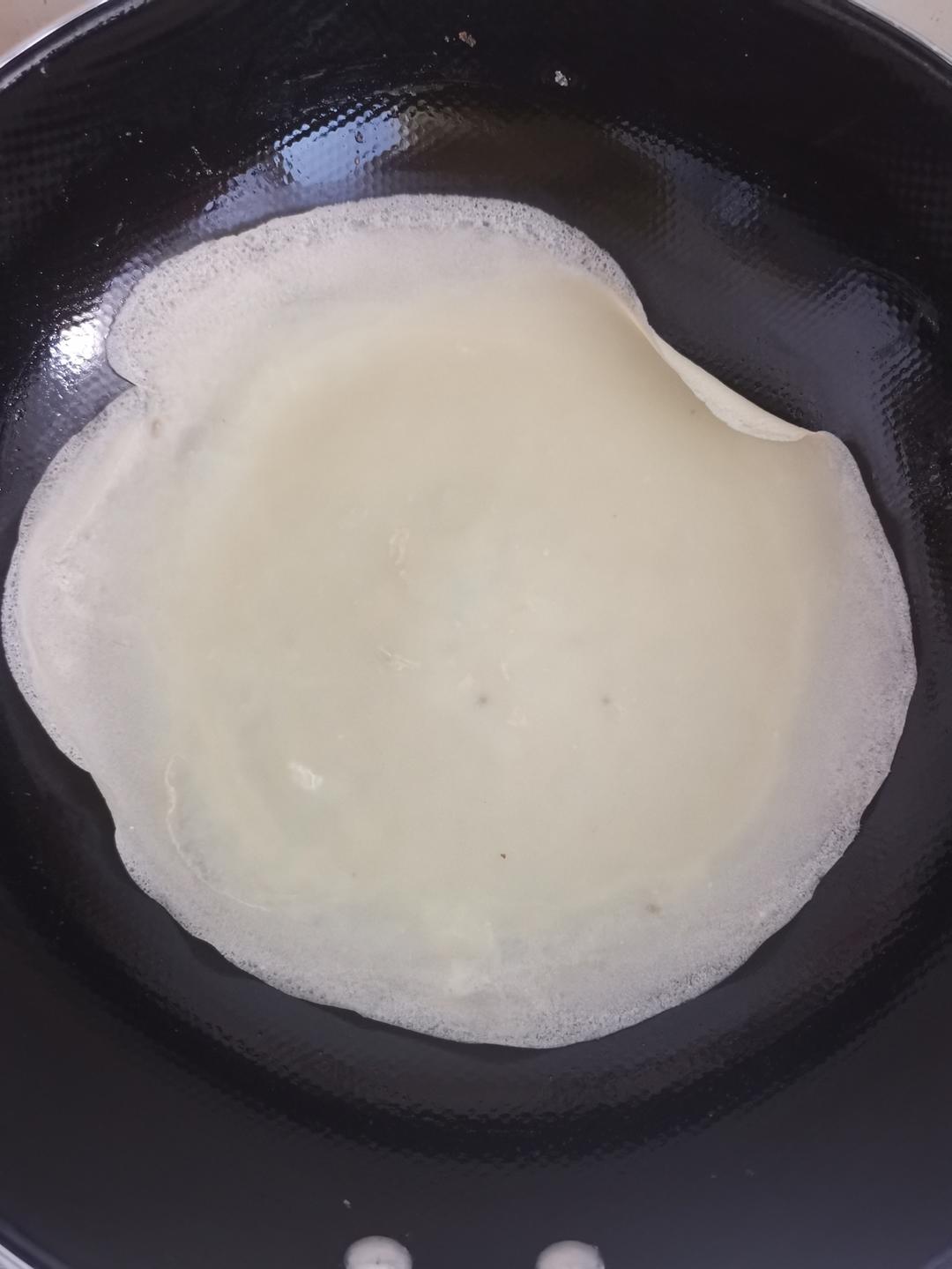 二月二的煎饼or大连酸菜煎饼（老家柴锅版）
