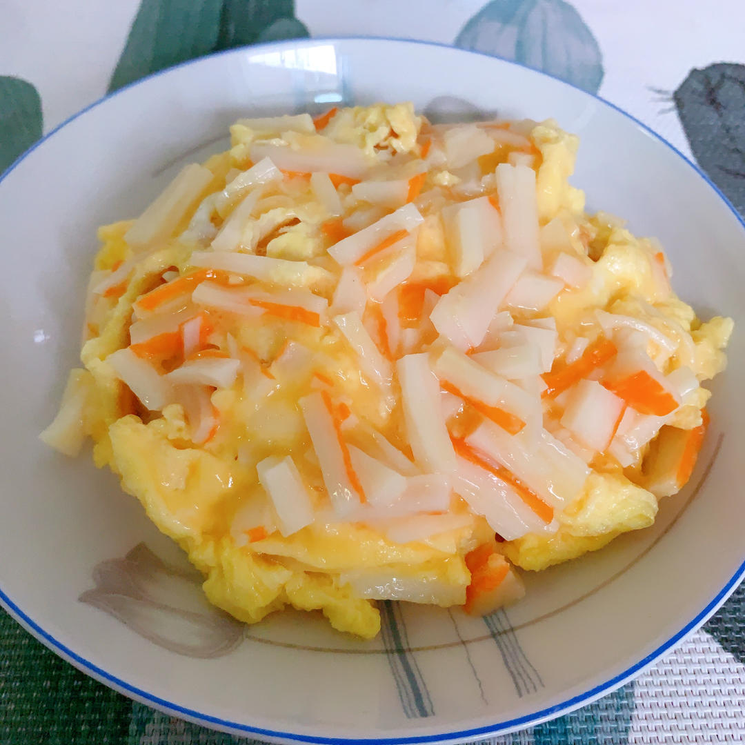 滑蛋蟹肉盖饭