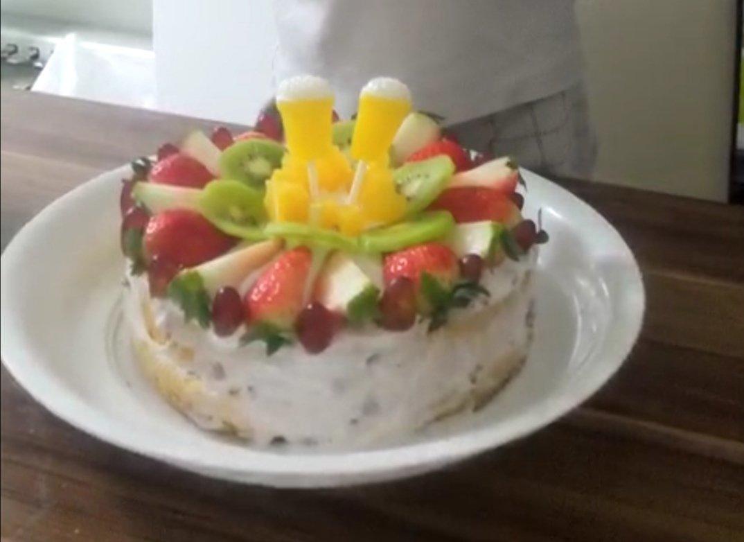 少糖少油6寸米粉戚风蛋糕