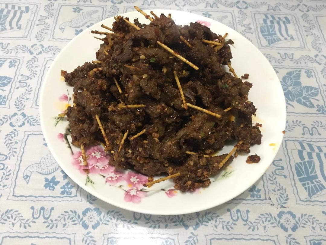 牙签牛肉 道地湖南味