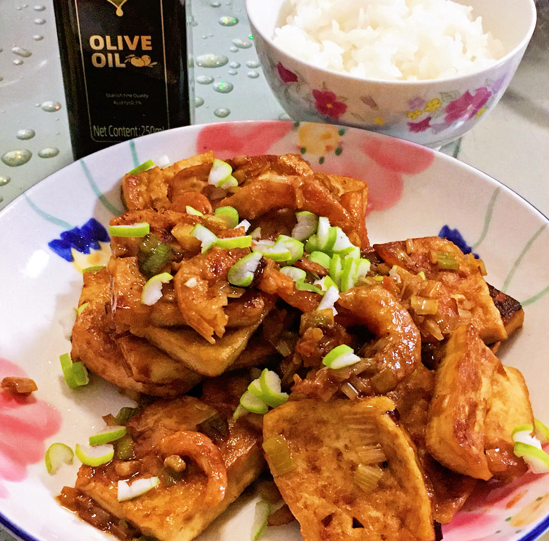 好吃的葱烧豆腐