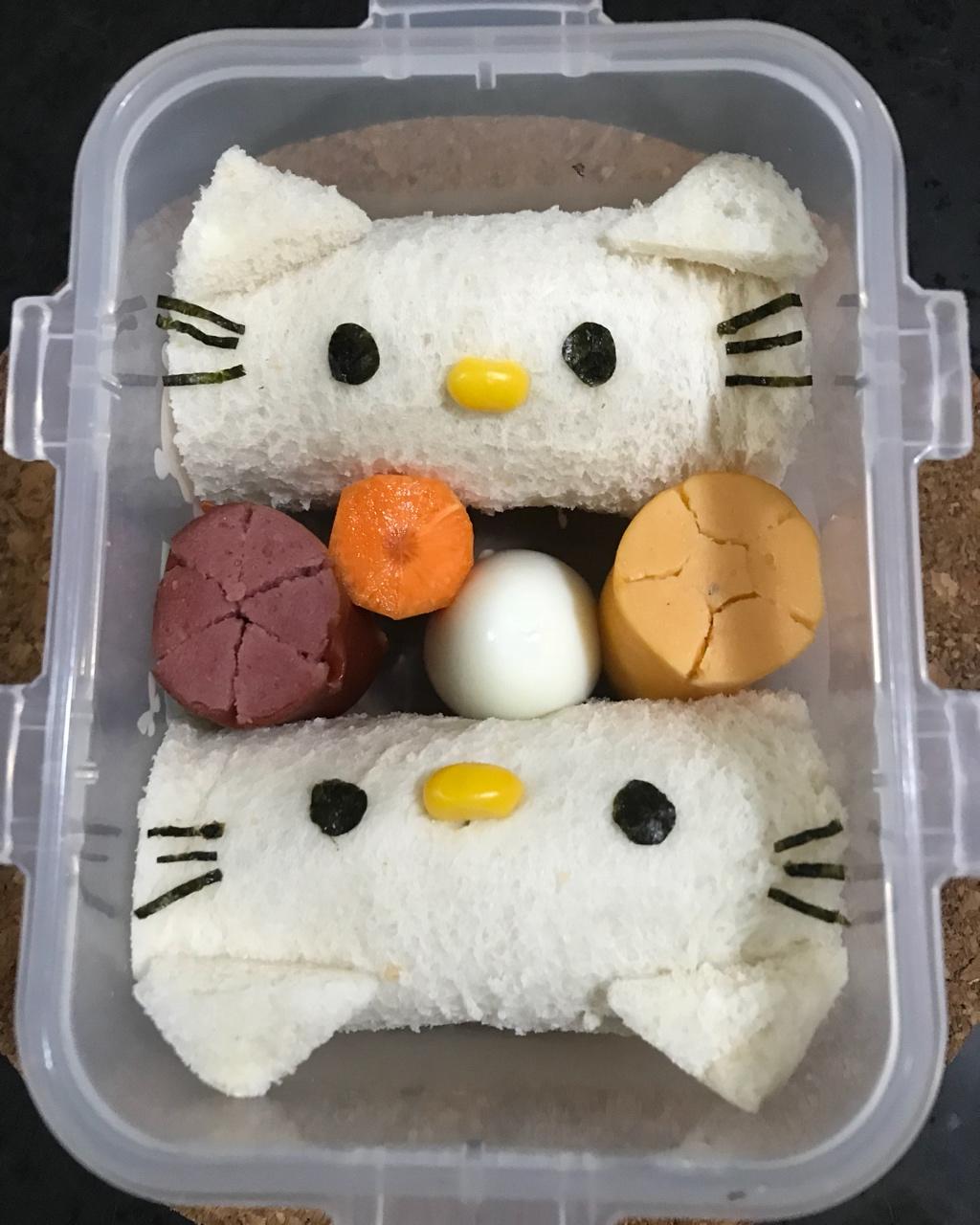 hellokitty三明治便当