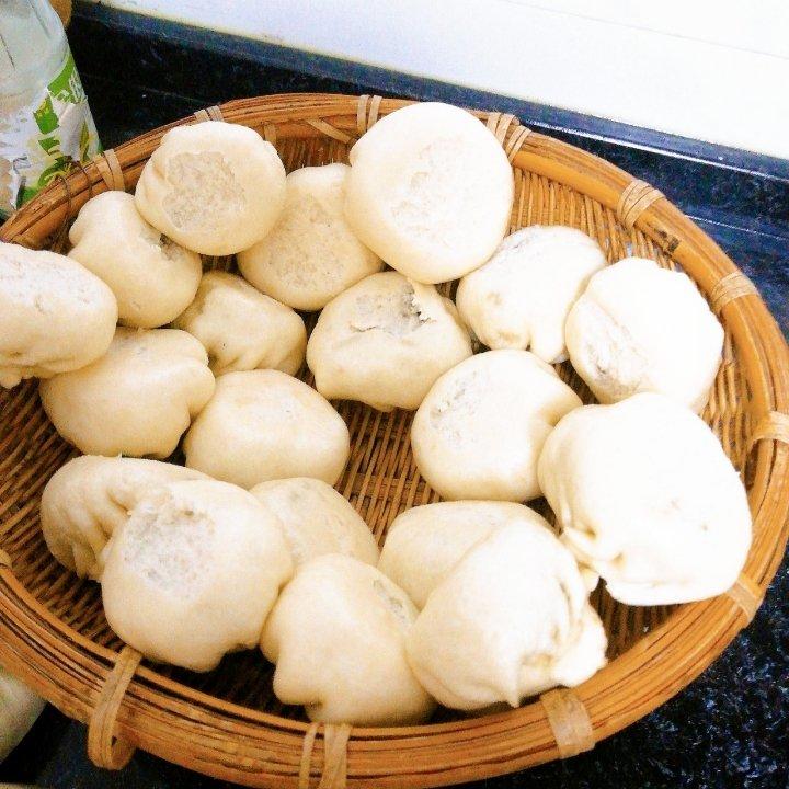 青菜香菇包子（一发二发记录）