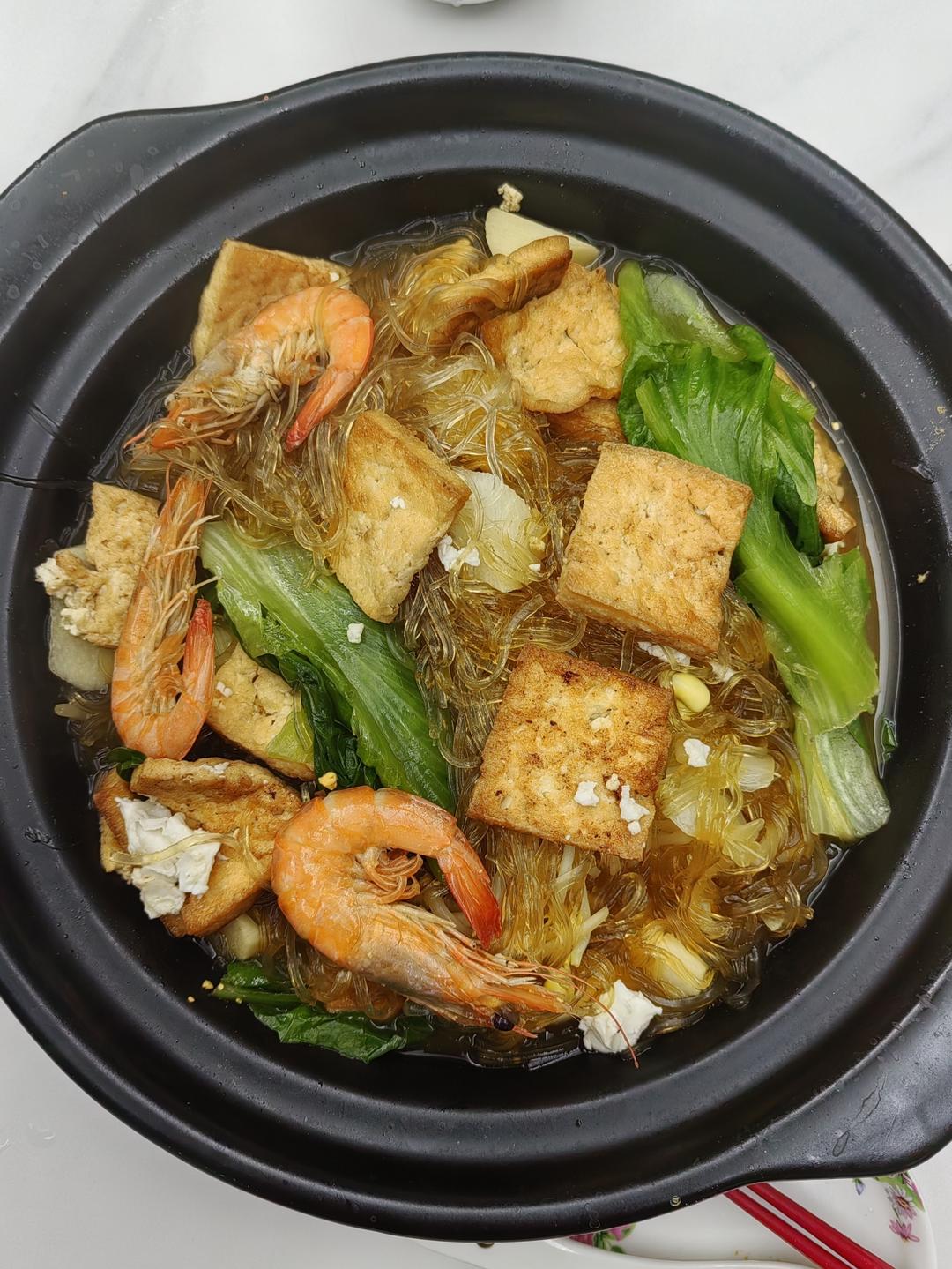 ㊙️砂锅娃娃菜豆泡煲（好吃）