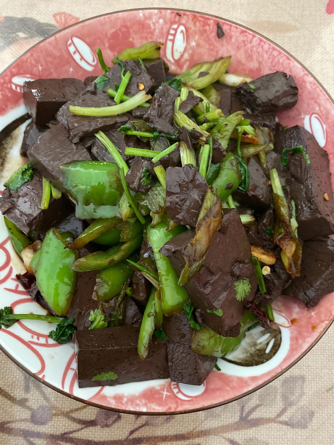 爆炒羊血 经典鲁菜