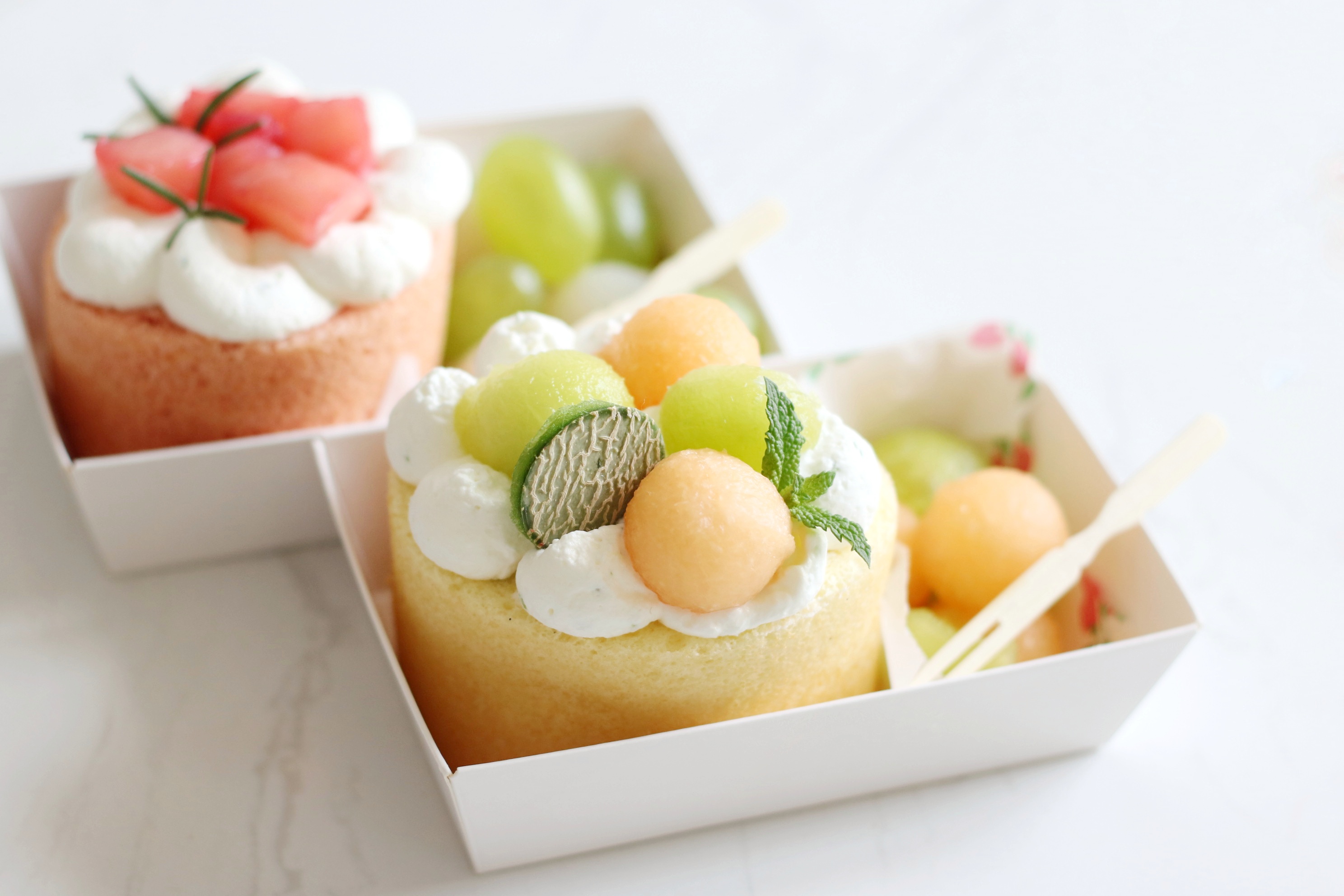 私房出单新思路→夏季缤纷水果拼盒-多口味奶油蛋糕卷的做法