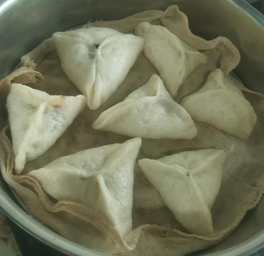 家常糖三角 糖包子 红糖芝麻馅 儿时的味道 附细节视频详解