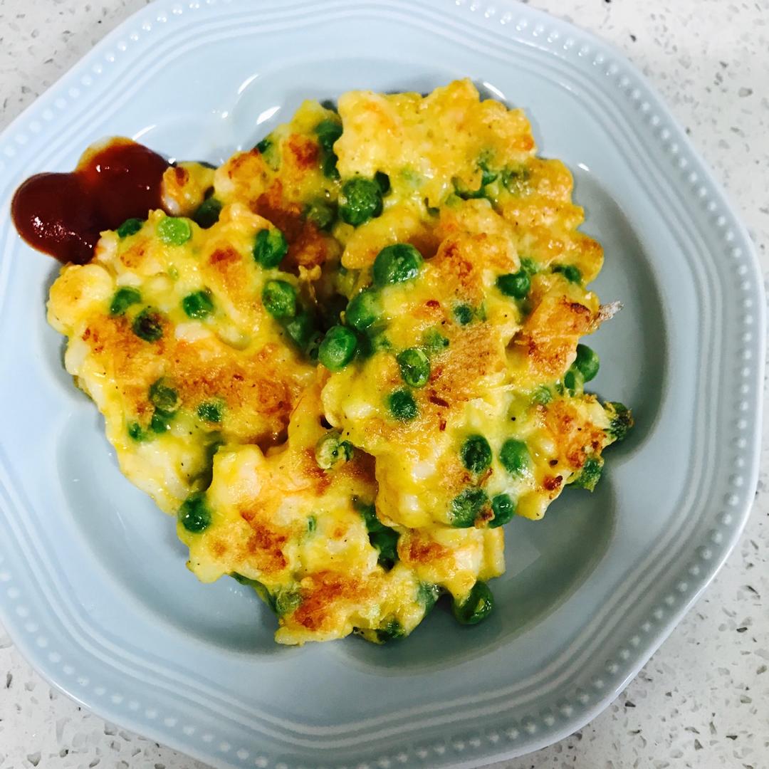 豌豆虾饼