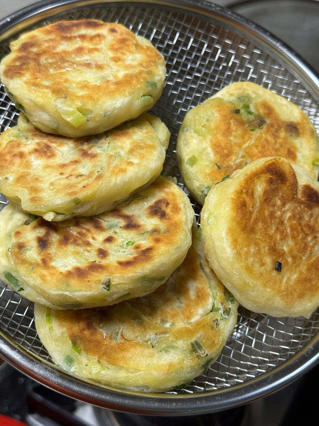 免手揉的发面葱油饼 超级软无敌好吃