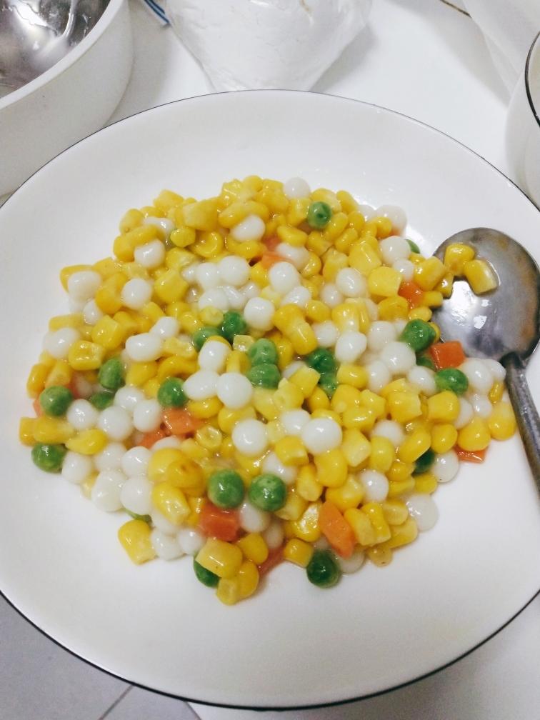 玉米小汤圆的做法