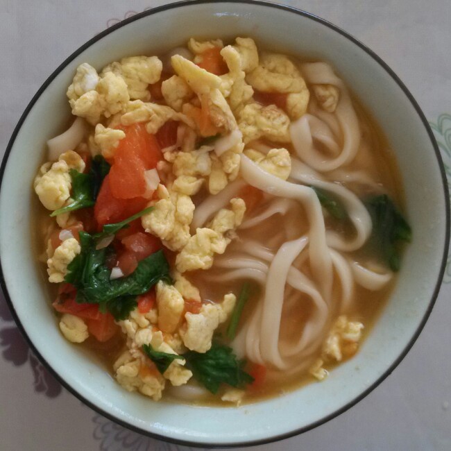 西红柿鸡蛋面