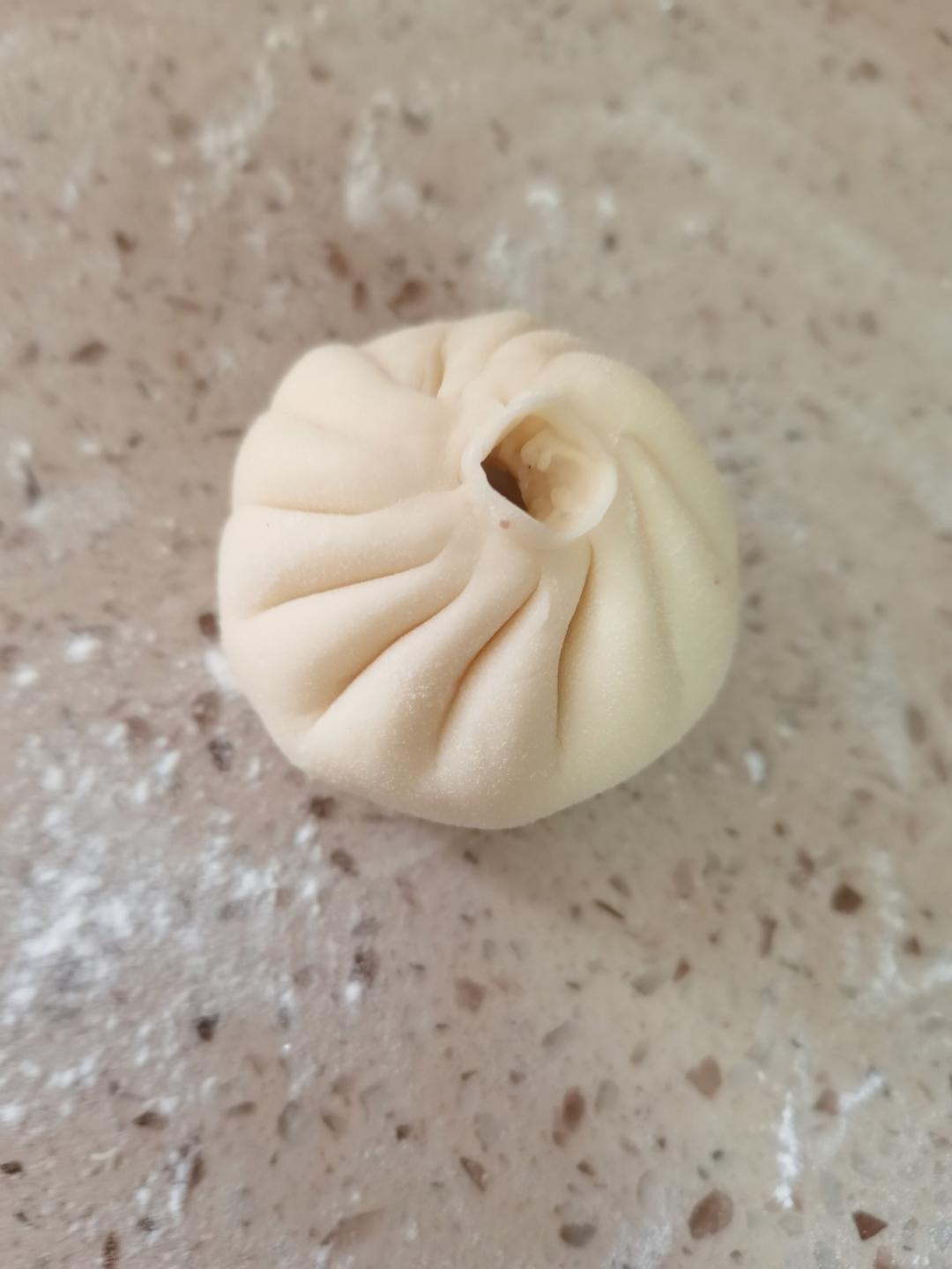 单独的包包子手法，捏包子捏法