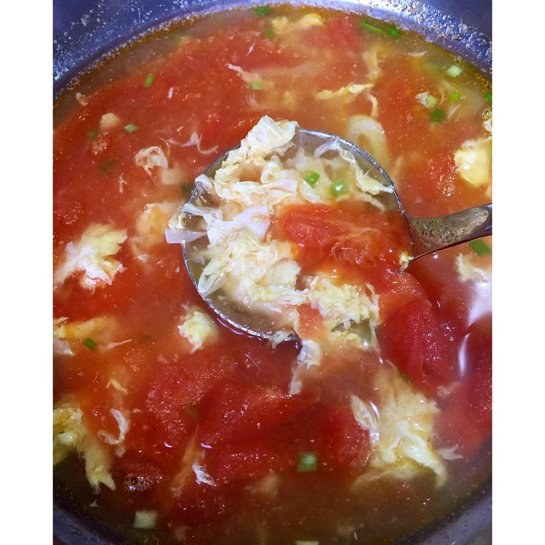 好喝到爆的西红柿鸡蛋汤