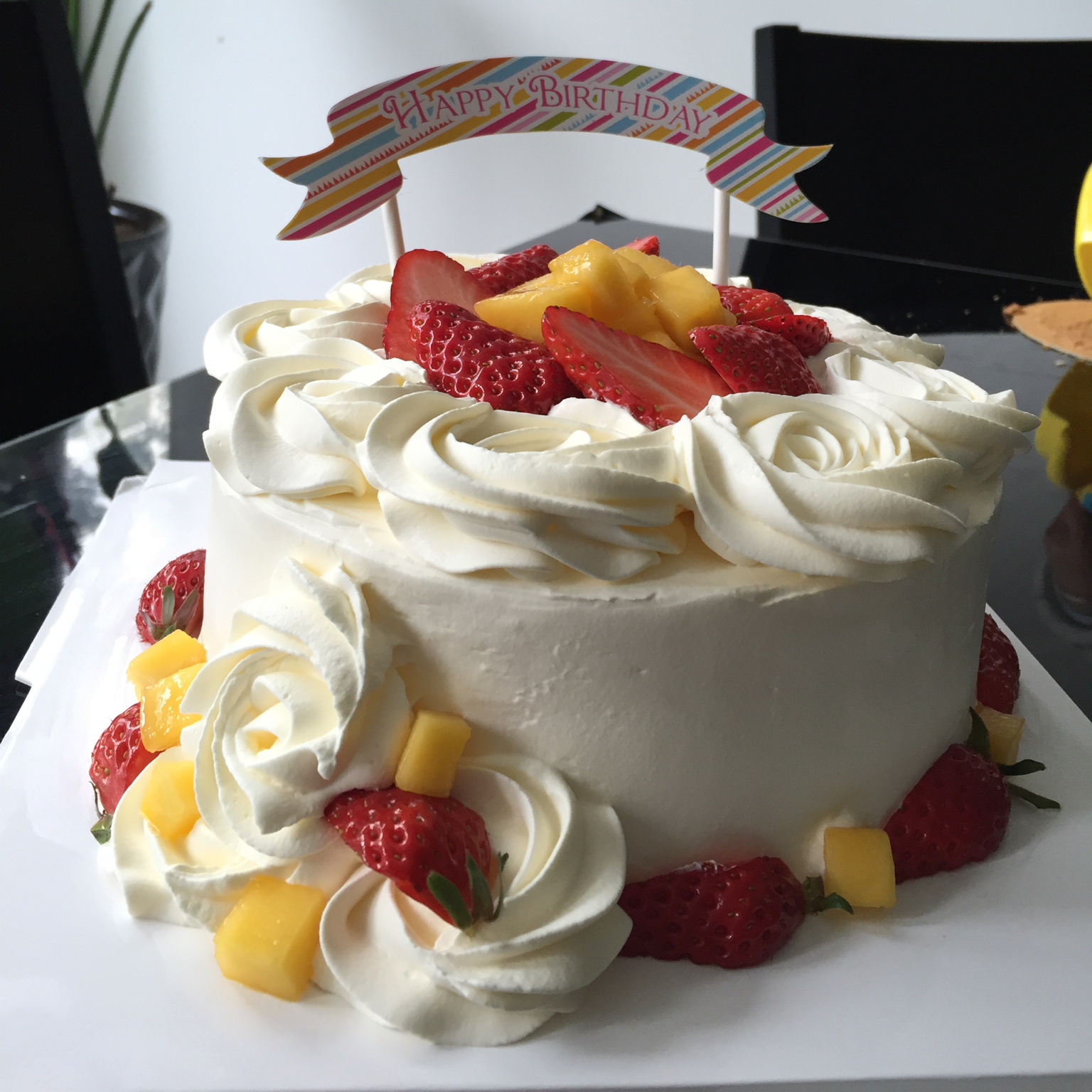 奶油蛋糕的戚风蛋糕坯（更新空气炸锅做法）