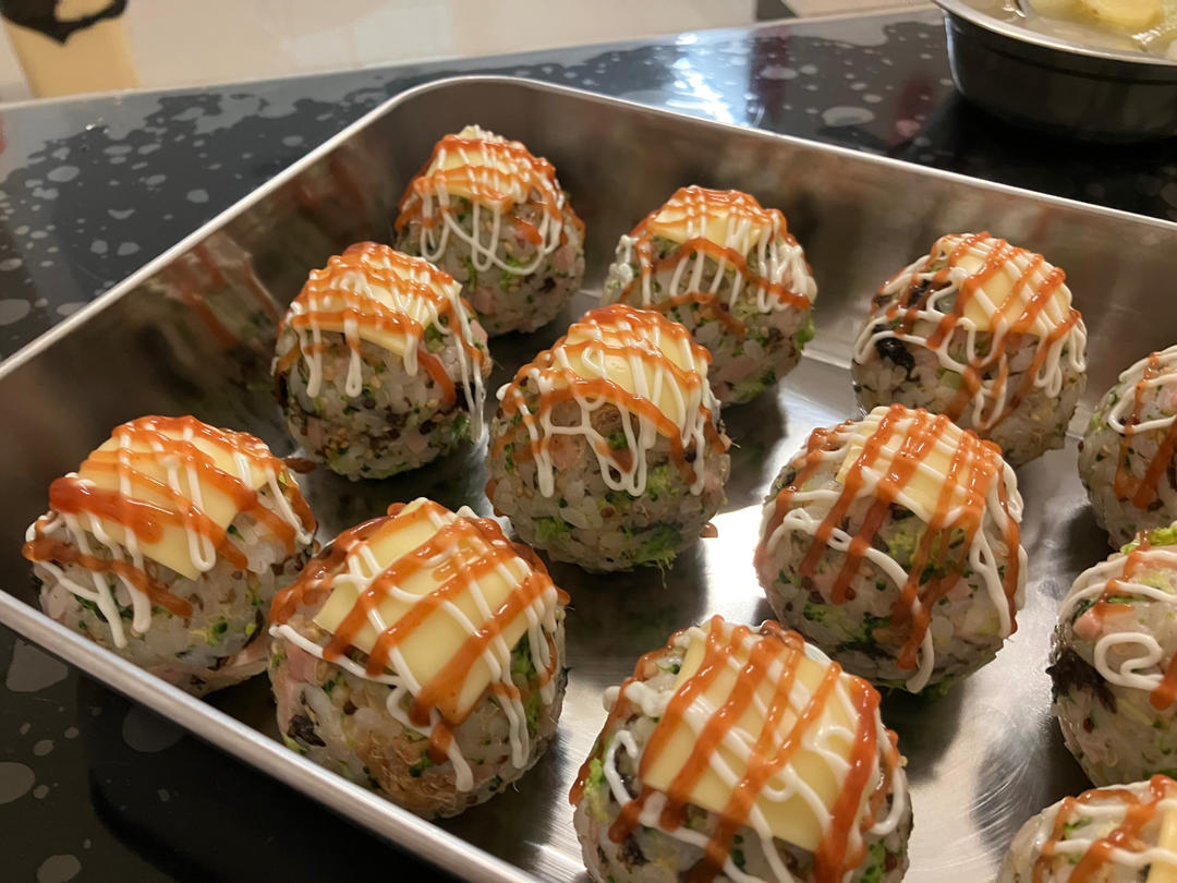 芝士烤饭团🍘连吃一周都不腻