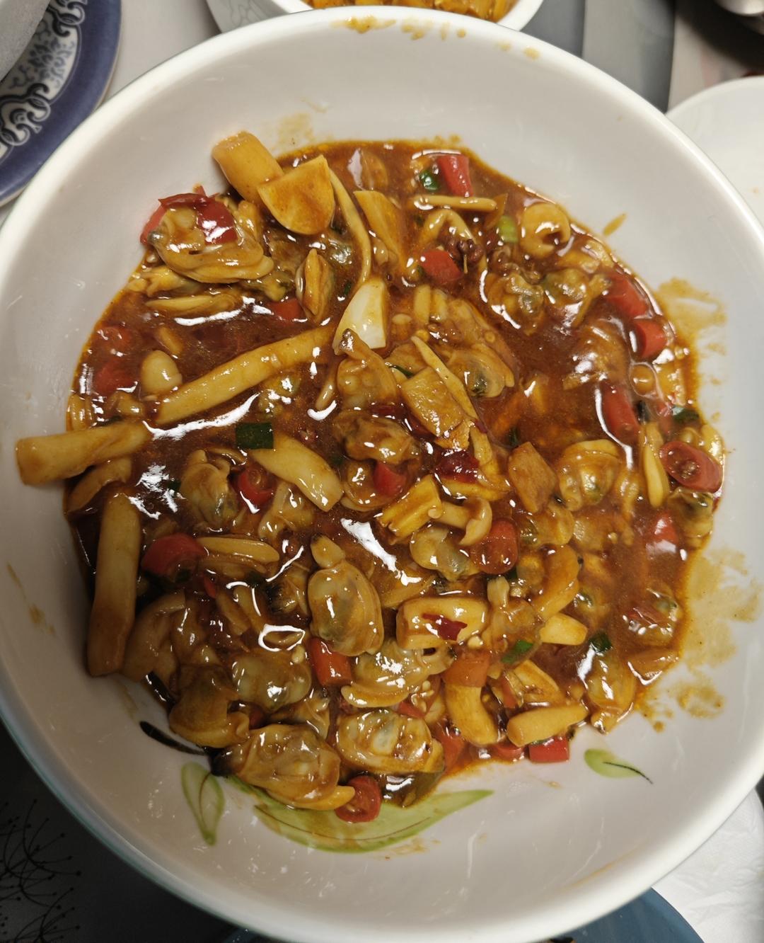 爆炒花甲