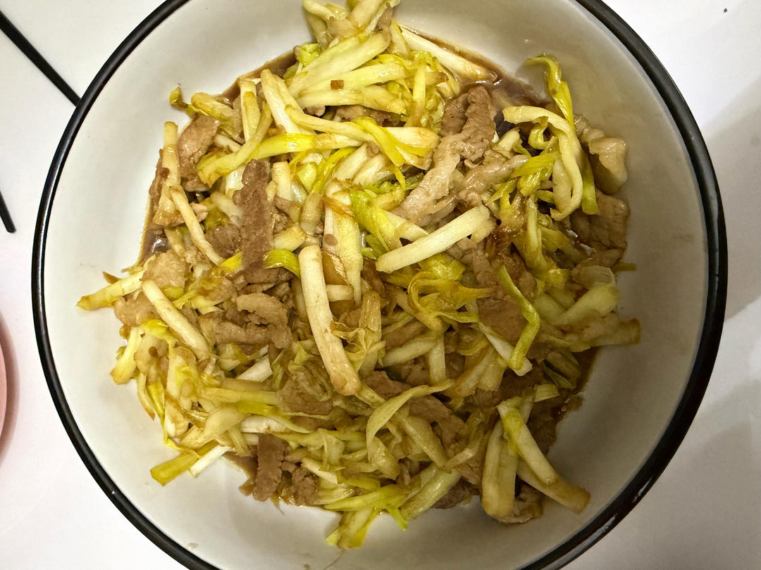 最好吃的韭黄炒肉