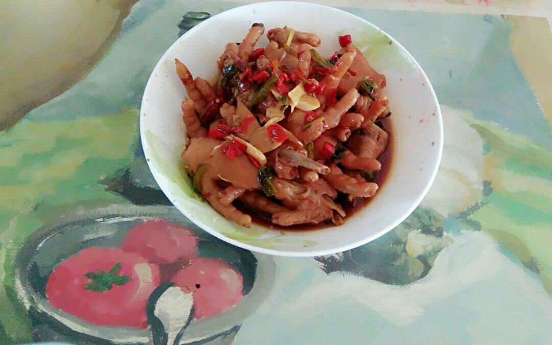 红烧鸡爪