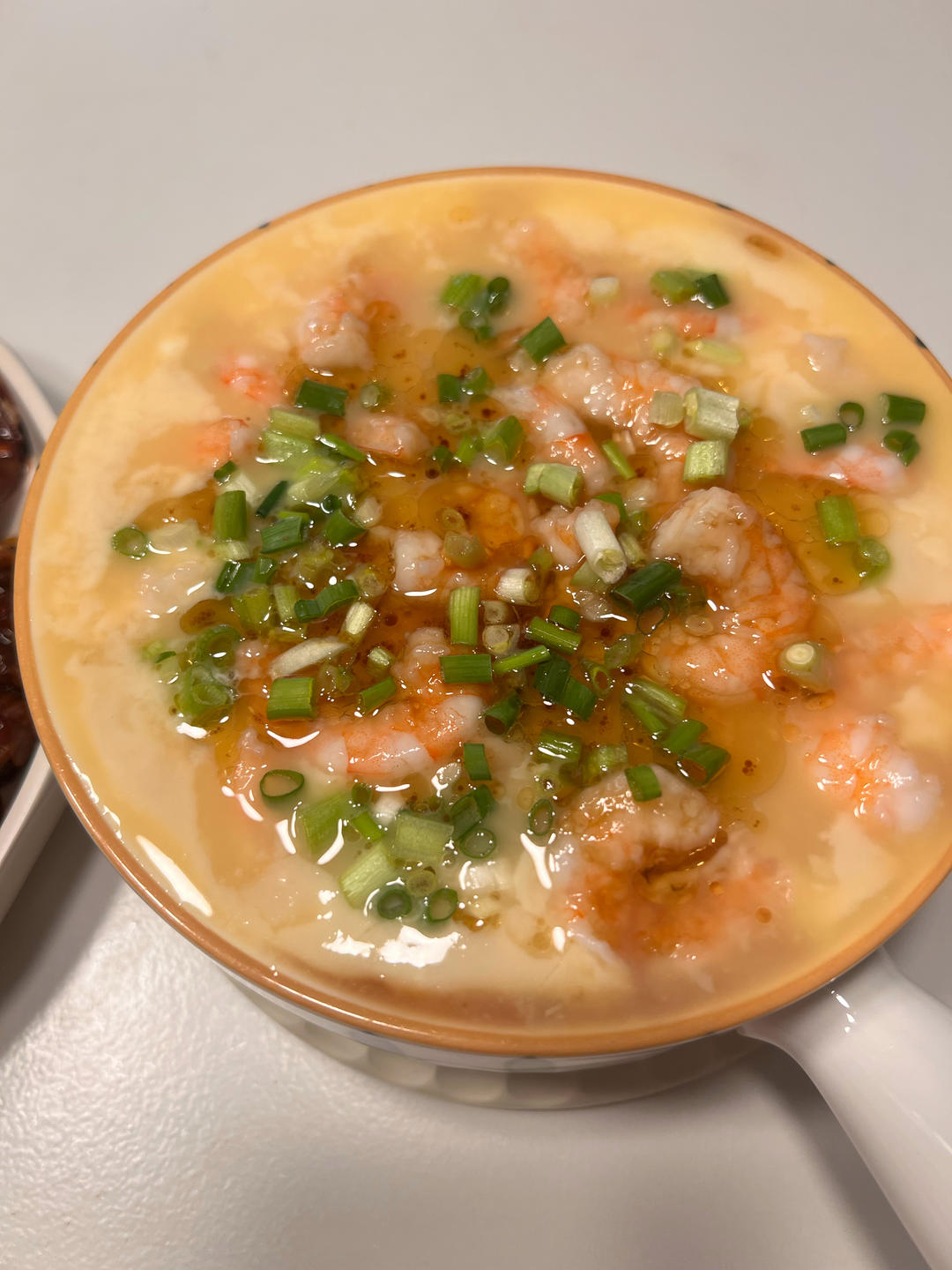 虾仁豆腐蒸水蛋