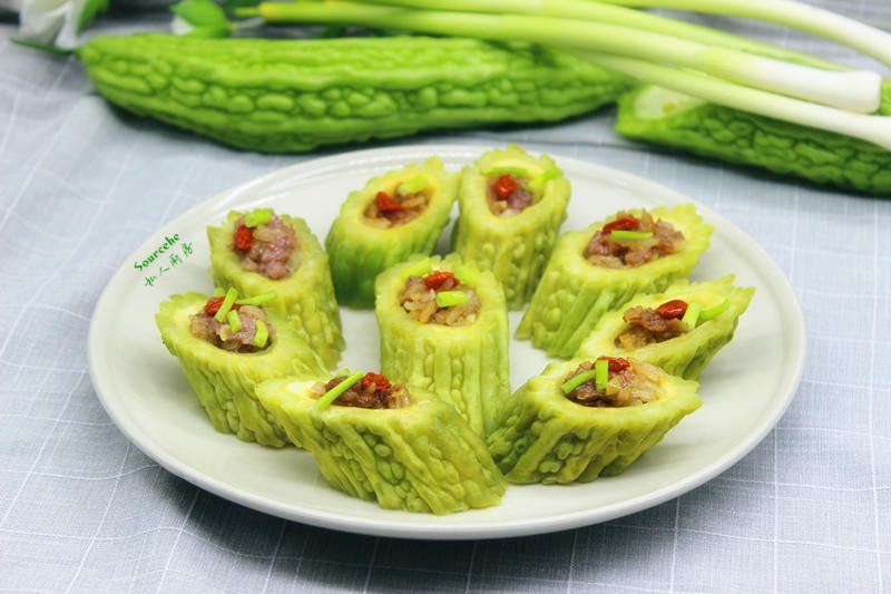 夏天美食，酿苦瓜