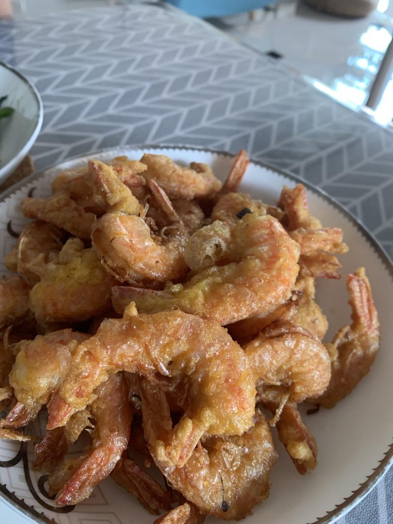 cupid妈咪做的油炸大虾