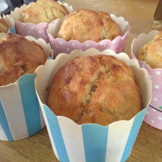 马芬 纸杯蛋糕cupcake香蕉松糕