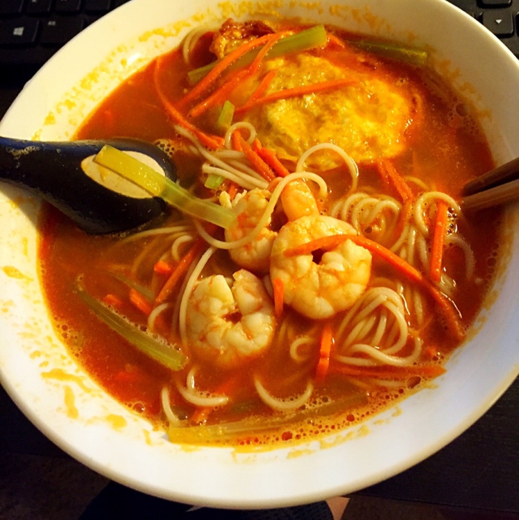 鲜虾面