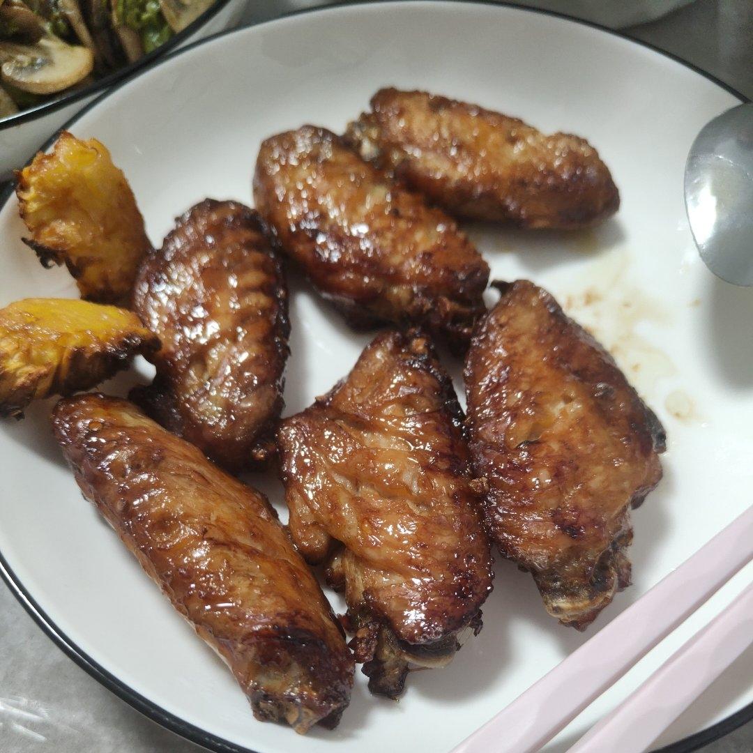 清爽不油腻的菠萝烤鸡翅