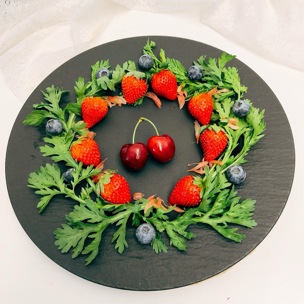 盘饰--圣诞花环🥗