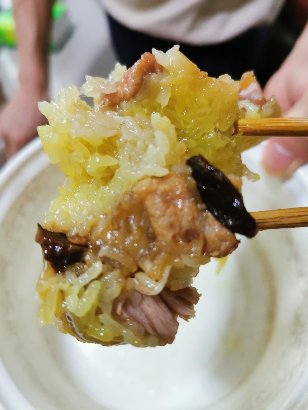 好吃又紧实的肉粽子