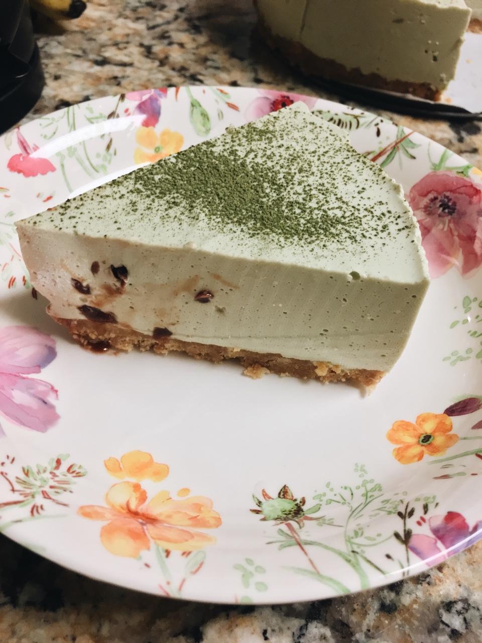 抹茶冻芝士蛋糕