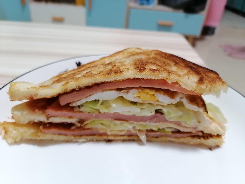 早餐•减脂营养简单三明治