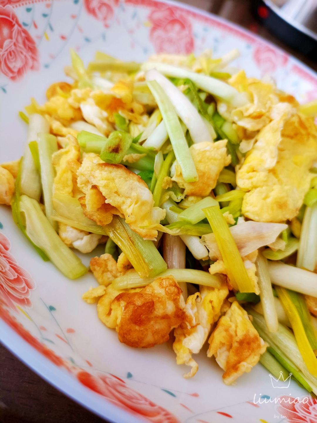 蒜黄炒蛋