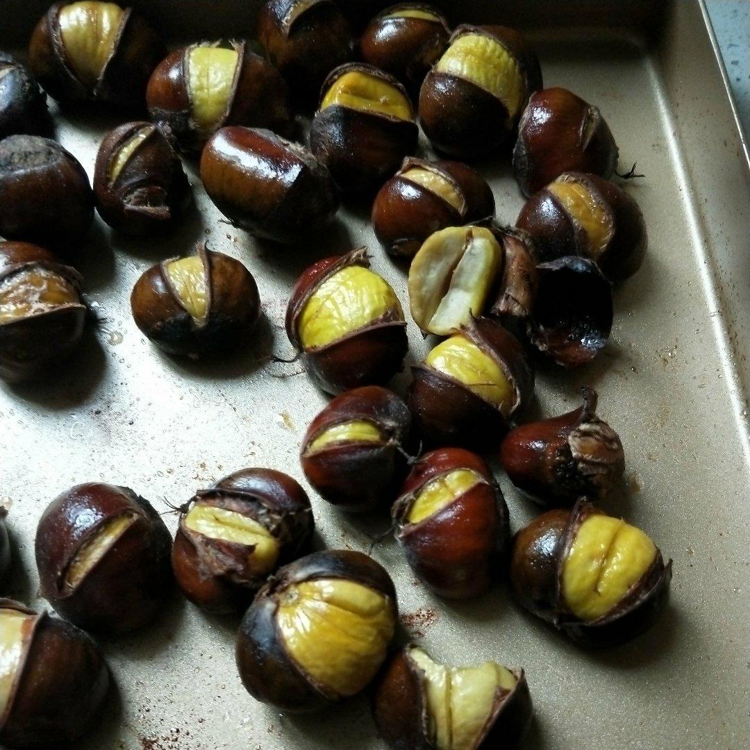 糖烤栗子（清甜版的烤箱“糖炒板栗”）